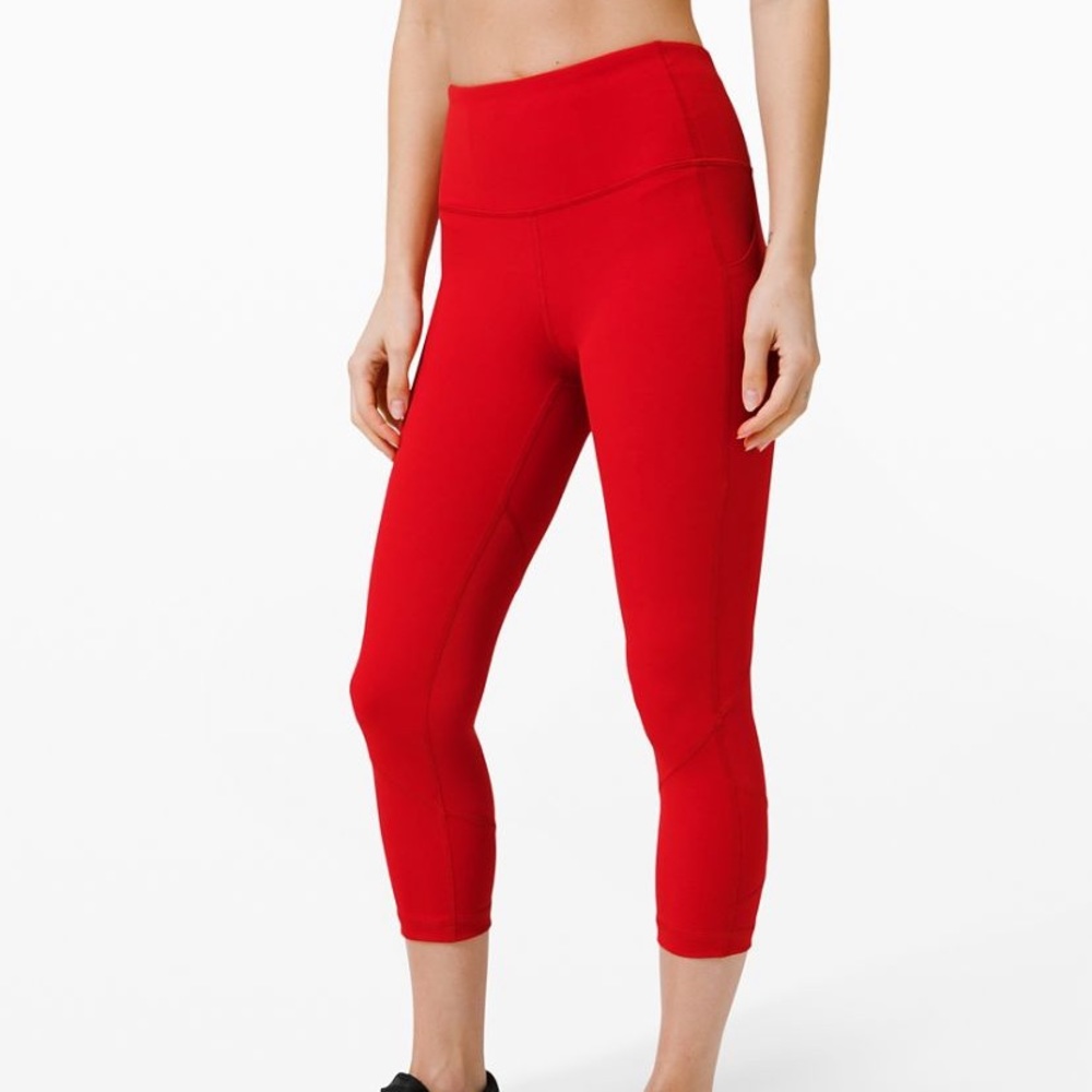 Lululemon Pace Rival High crop 22” 6 NWT